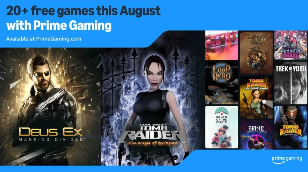 Prime gaming juegos agosto 2024